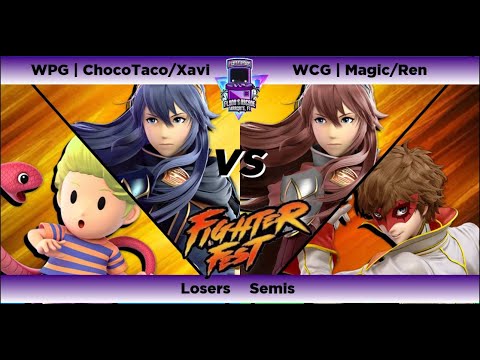 Flynn's Fighter Fest Season 4 Losers Semis ChocoTaco Xavi (Lucas,Lucina) Vs Magic Ren (Lucina,Joker)