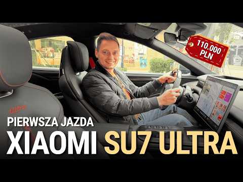 PIERWSZA JAZDA XIAOMI SU7 Ultra o mocy 1526 KM 🤯 Lepszy od Porsche?