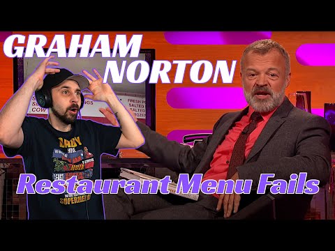 The Graham Norton Show REACTION - Hilarious Restaurant Menu Fails