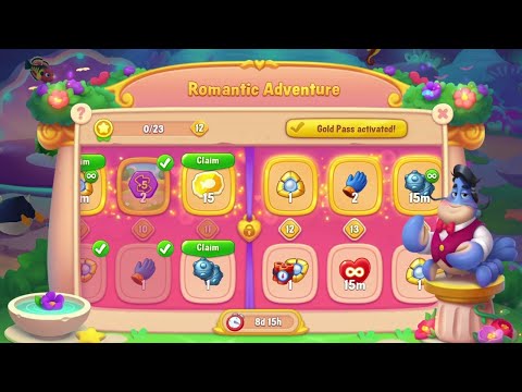 @Fishdom Win Strikes Level 10747 - 10748. Romantic Adventure Level 11 🔓