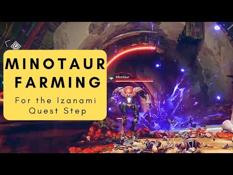 Where to farm Minotaurs for the Izanami quest step on Nessus