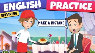 BEST English Speaking Practice for A1-A2 |  Make a Mistake - Daily English Conversation