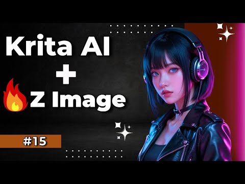 Krita AI Diffusion + Z Image | PRO-Level Text-to-Image AI Locally