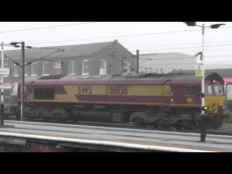 66136 On Empty Steel At Doncaster 27 10 15