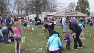 preview picture of video 'Annual Easter Egg Hunt at Kosciusko County Fairgrounds 2014'