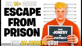 ESCAPE FROM PRISON ROGUELIKE MAP FORTNITE - ALL SECRETS CODES (14+ CODES)