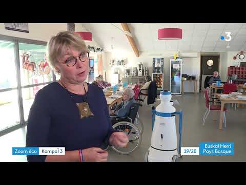 Robot KOMPAÏ nouvelle génération - Reportage FRANCE 3 - Janvier 2020