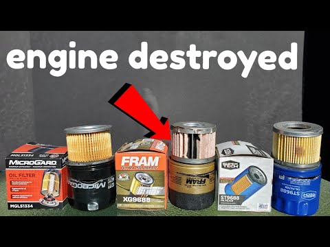 Fram oil filter's cause engine damage!! (Proof)