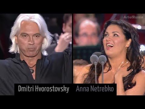 Russia, Moscow, Red Square Concert. Netrebko, Hvorostovsky. Подмосковные Bечера.