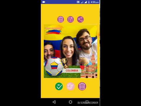 Colombia Flag Photo Editor Video