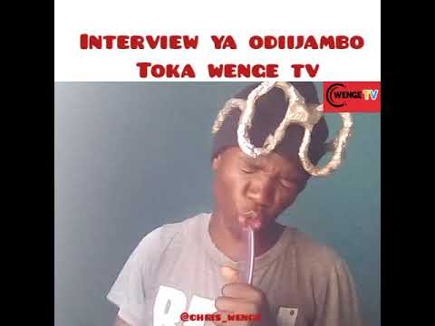 Interview ya odiijambo Toka wenge tv