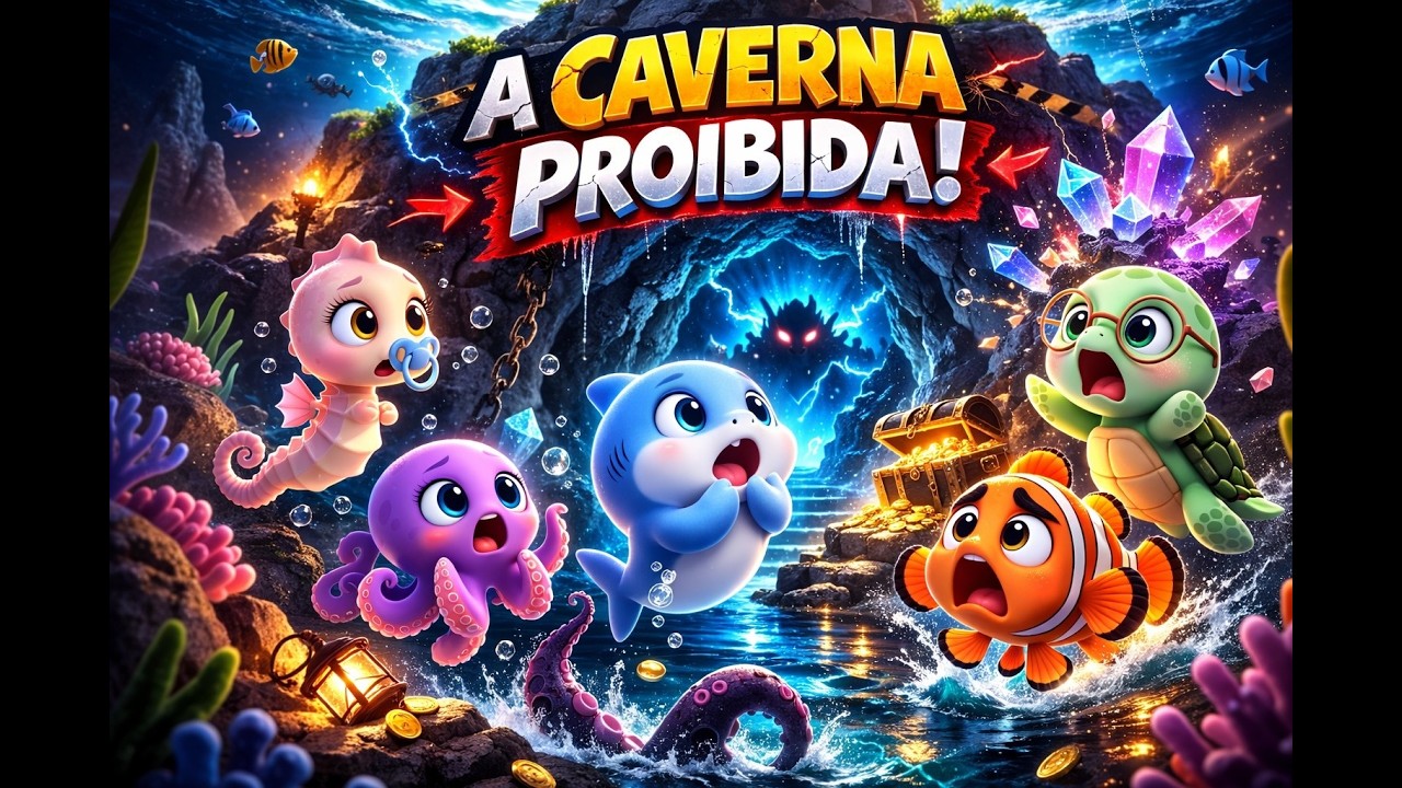 TUTO e a CAVERNA MÁGICA ???? | Aventura Musical Infantil no Fundo do Mar ????