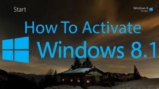 Video thumbnail for How To Activate Windows 8.1 Pro. (Build 9600) by Brandon Maxwell
