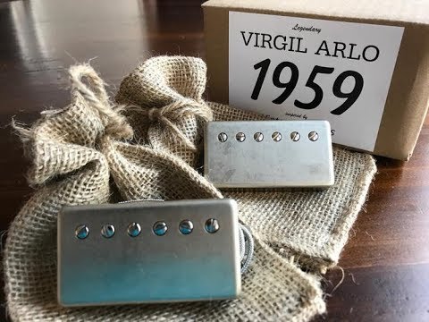 Barely Used - ORIGINAL 2019 Virgil Arlo 1959 PAF Humbucker Set! Antique Nickel. NOT TONE SPECIFIC image 4