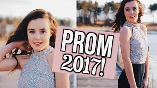 GRWM Prom 2017! | Makeup + Dress!