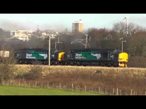 37218/37609 6k74 Sellafield - Crewe flasks,Sat. 7th February 2015