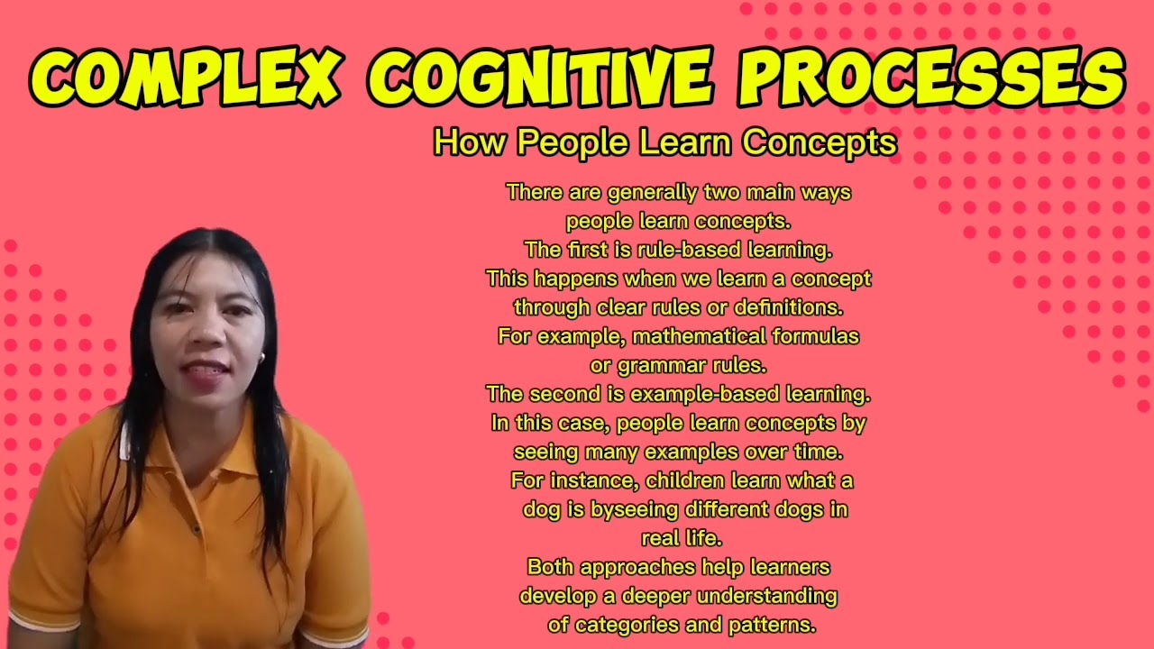 Chapter 8. Complex Cognitive Processes