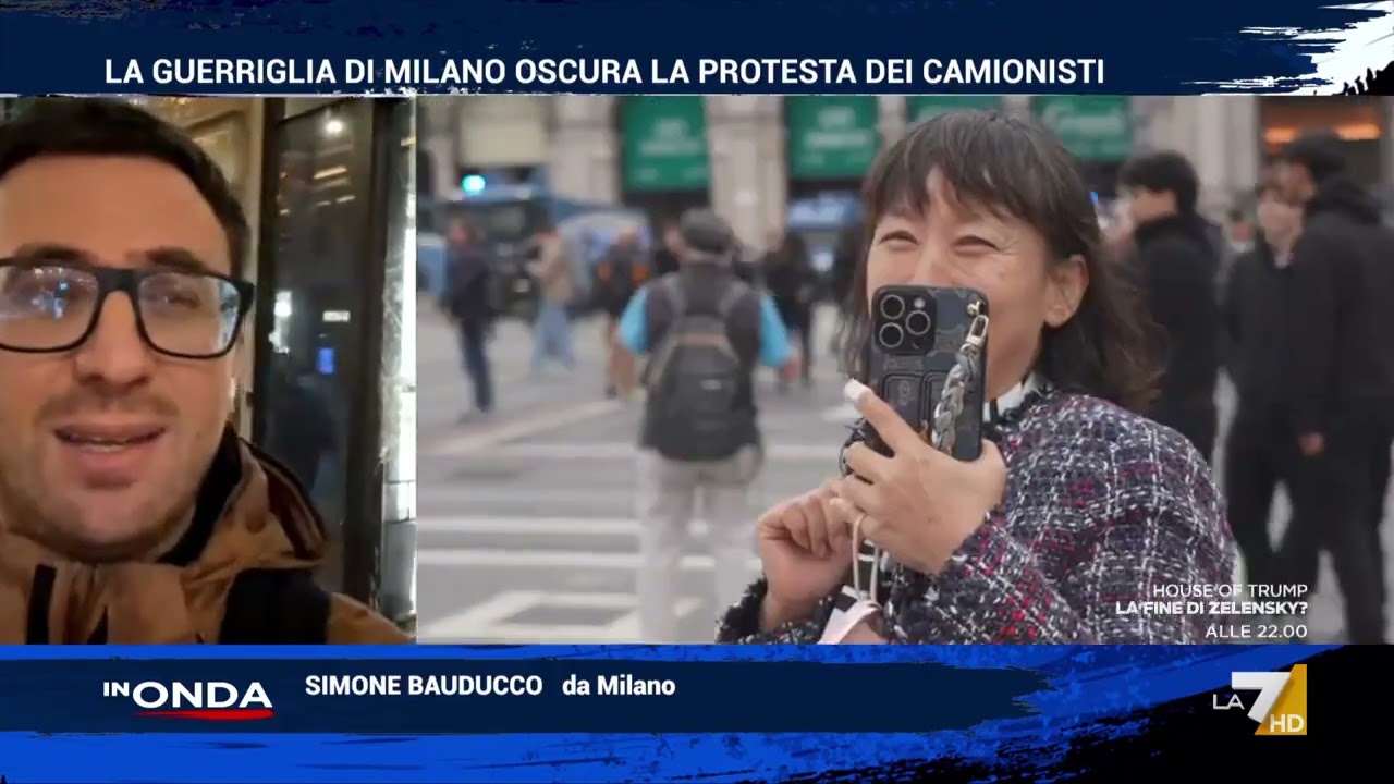 Milano, assalti a negozi e supermercati: il racconto di Simone Bauducco da piazza Duomo