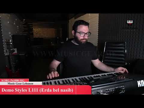 KORG Pa1000 MG Demo Styles L 111 Erda bel Nasib