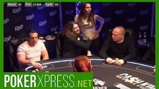 Liv Boeree faces her mate Igor Kurganov