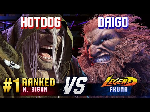 SF6 ▰ HOTDOG29 (#1 Ranked M.Bison) vs DAIGO (Akuma) ▰ High Level Gameplay
