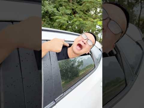 His Neck Got Stuck in the Car… HOW?! 😱🚗