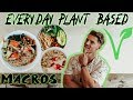 FULL DAY OF EATING || ( VEGAN CHALLENGE ) 🌱 MACROS & COST 💰🥗