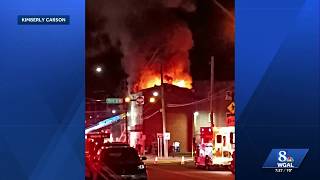 People jump from windows of burning Mifflin County building, fire officials say