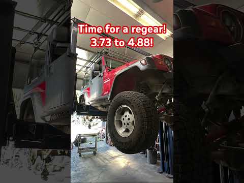 4.88 Gear Ratio Install on Little Red TJ