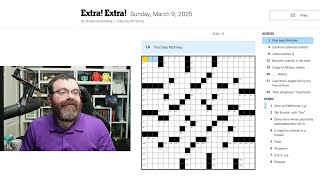 Learning Crossword Week 42 | NYT Crossword Sunday March 9th, 2025