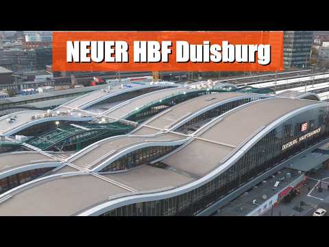 Der NEUE Duisburger HBF fast FERTIG? | So sieht die RIESIGE Bahnhofshalle jetzt schon aus