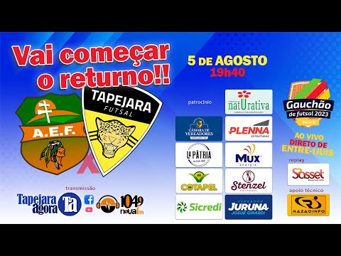 ⚽GAUCHÃO DE FUTSAL 2023 | SÉRIE B⚽ - 📆 Sábado - 05/08/2023