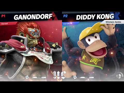 SSB 206 Winners Semis - Sorool (Bowser, Ganondorf) vs Surubi (Diddy Kong)