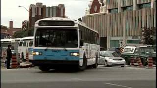 preview picture of video 'Air and Sound Pollution in DownTown Ottawa Dec 2008'