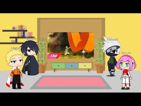 Antigo Time 7 Reagindo ao Rap Naruto e Kurama (Boruto) - Nosso Adeus // React Gacha