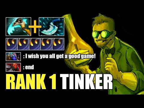Rank 1 Tinker Global Quoarine, First play as Tinker in 2021 | Tinker Dota 2 Gameplay