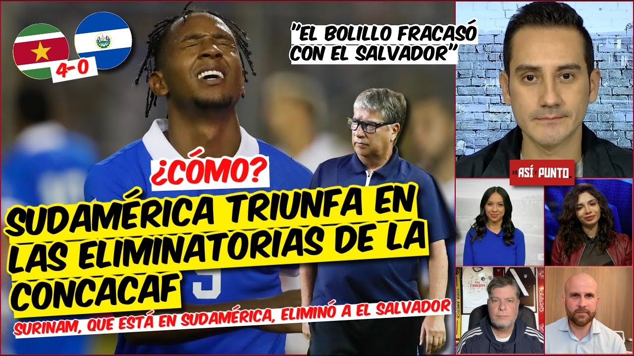 El Salvador HIZO EL PAPELÓN ante Surinam. Bolillo Gómez FRACASÓ pero se debe QUEDAR | Es Así y Punto