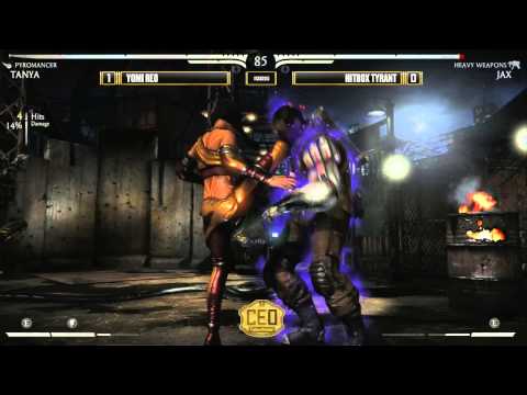 CEO 2015 - MKX - Top 16 - YOMI REO (Tanya) vs Hitbox Tyrant (Jax)