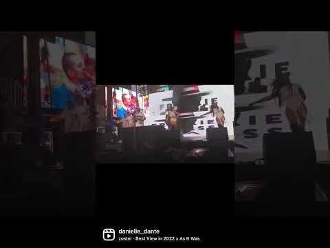 ON STAGE POV: 40,000+ Times Square NYC BREATHTAKING VIEW