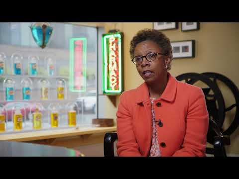 David Yoder receives the Key to Pharmacy Hall