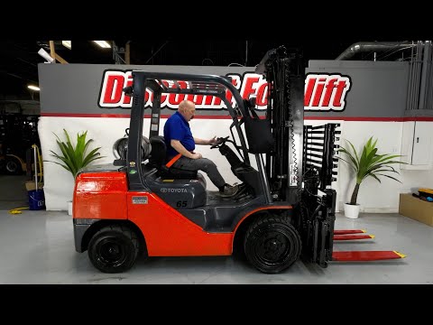 TOYOTA 8FGU32 6,500 lb LP(Propane) #1278 – Forklift for Sale