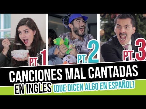 Canciones Mal Cantadas En Inglés Pt. 1, 2 y 3 (Compilación) - CRAX