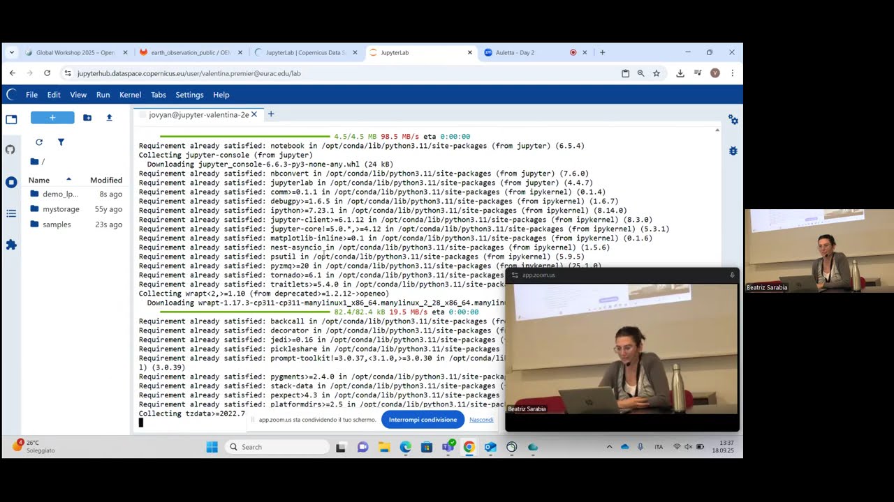Valentina Premier: Streamlining Snow Monitoring with openEO and CDSE