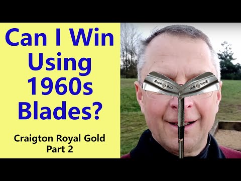9 Holes playing Classic Golf Clubs, Can I Win?   Part 2 of the Craigton Royal Gold Video