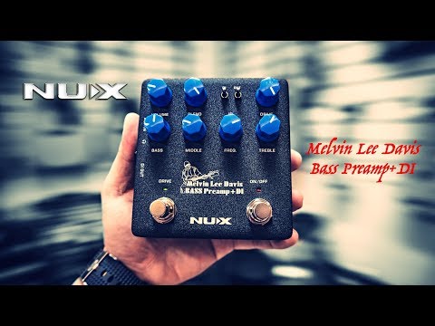 Демонстрация звучания предусилителя Nux NBP-5 Melvin Lee Davis