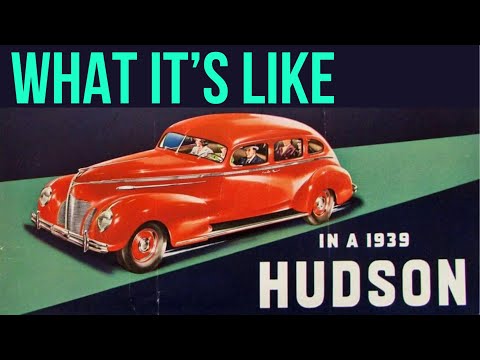 1939 Hudson country club eight, with one year wonder styling