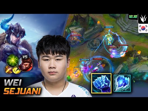 Wei Jungle Sejuani Build Frostfire Gauntlet Aftershock - LOL KR 12.16