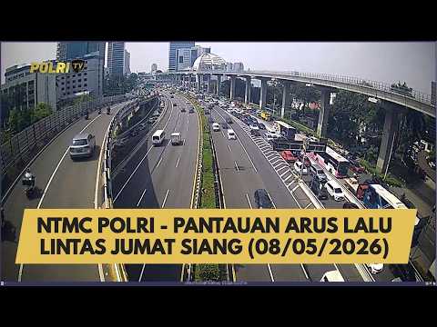 NTMC POLRI - PANTAUAN ARUS LALU LINTAS JUMAT SIANG (08/05/2026)