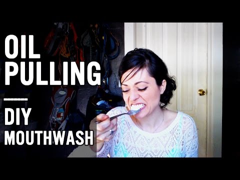 How To Do Oil Pulling || DIY Mouthwash Video