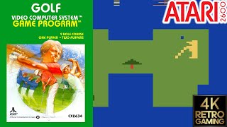Golf Atari 2600 4k Gameplay